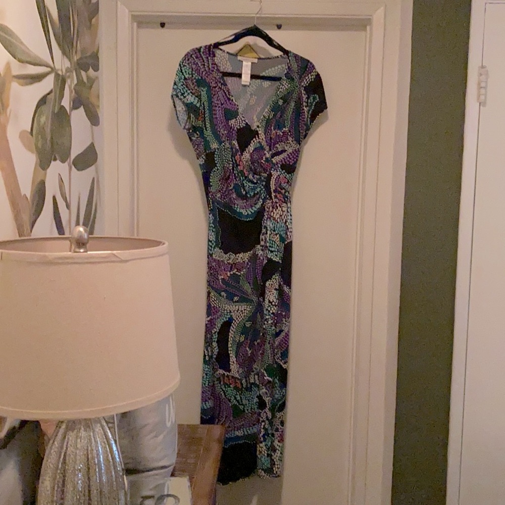 Multi color maxi dress